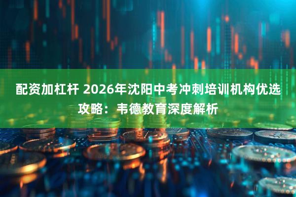 配资加杠杆 2026年沈阳中考冲刺培训机构优选攻略：韦德教育深度解析